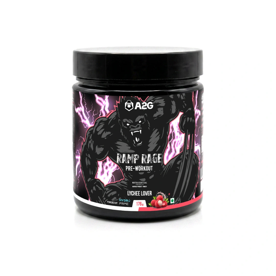 Ramp Rage Pre-Workout | 176 Gram | 16 Servings | Lychee Lover - A2G Lifestyle