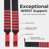 A2G Tiger-Stripes Stiff Wrist Wraps/Wrist Support- 28 Inch Length - a2glifestyle