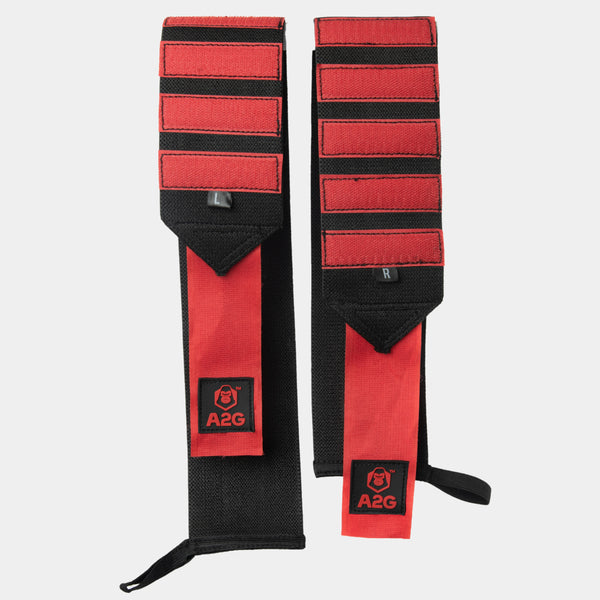 A2G TigerStripe Wrist Wraps - individually tailored thumb loops for versatile support on both left and right hands