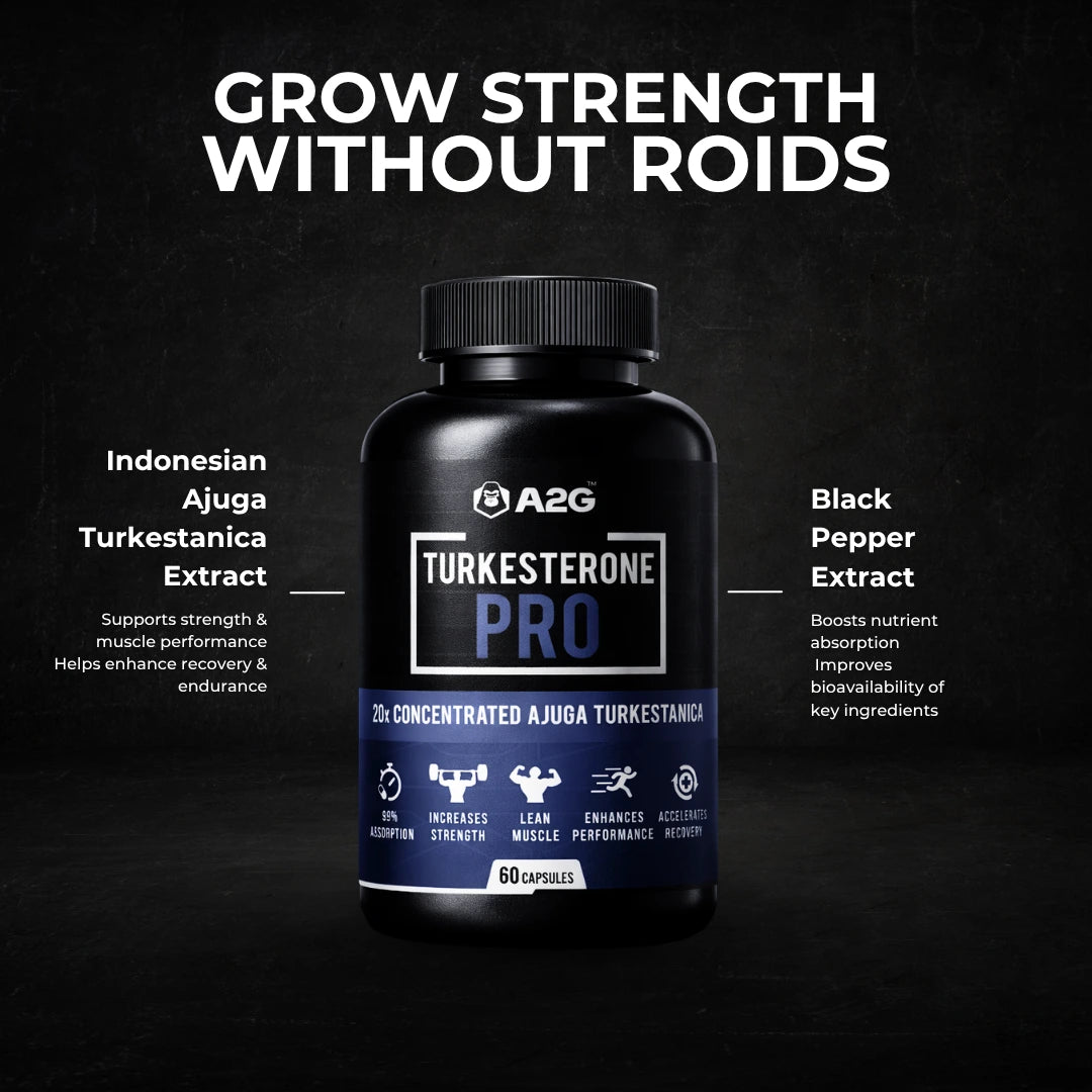 TURKESTERONE PRO | 60 Capsules - A2G Lifestyle