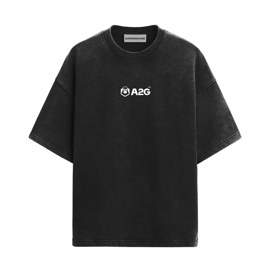A2G Dominate Acid-Wash Oversize Tee - A2G Lifestyle