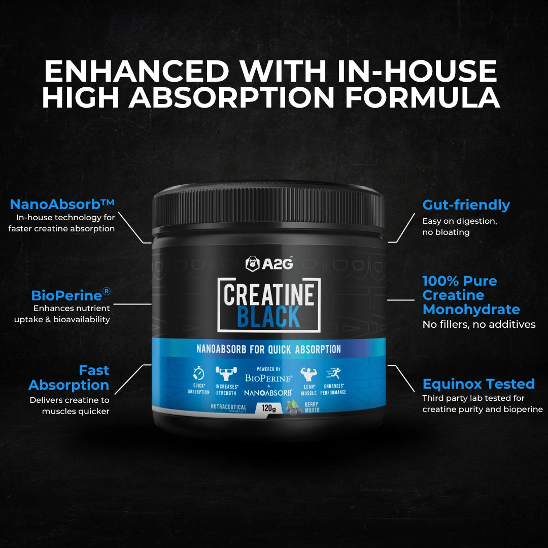 Creatine Black 100g | Berry Mojito - A2G Lifestyle