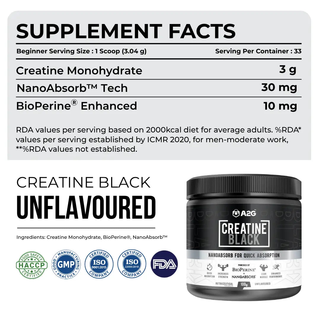 Creatine Black | 100 gram