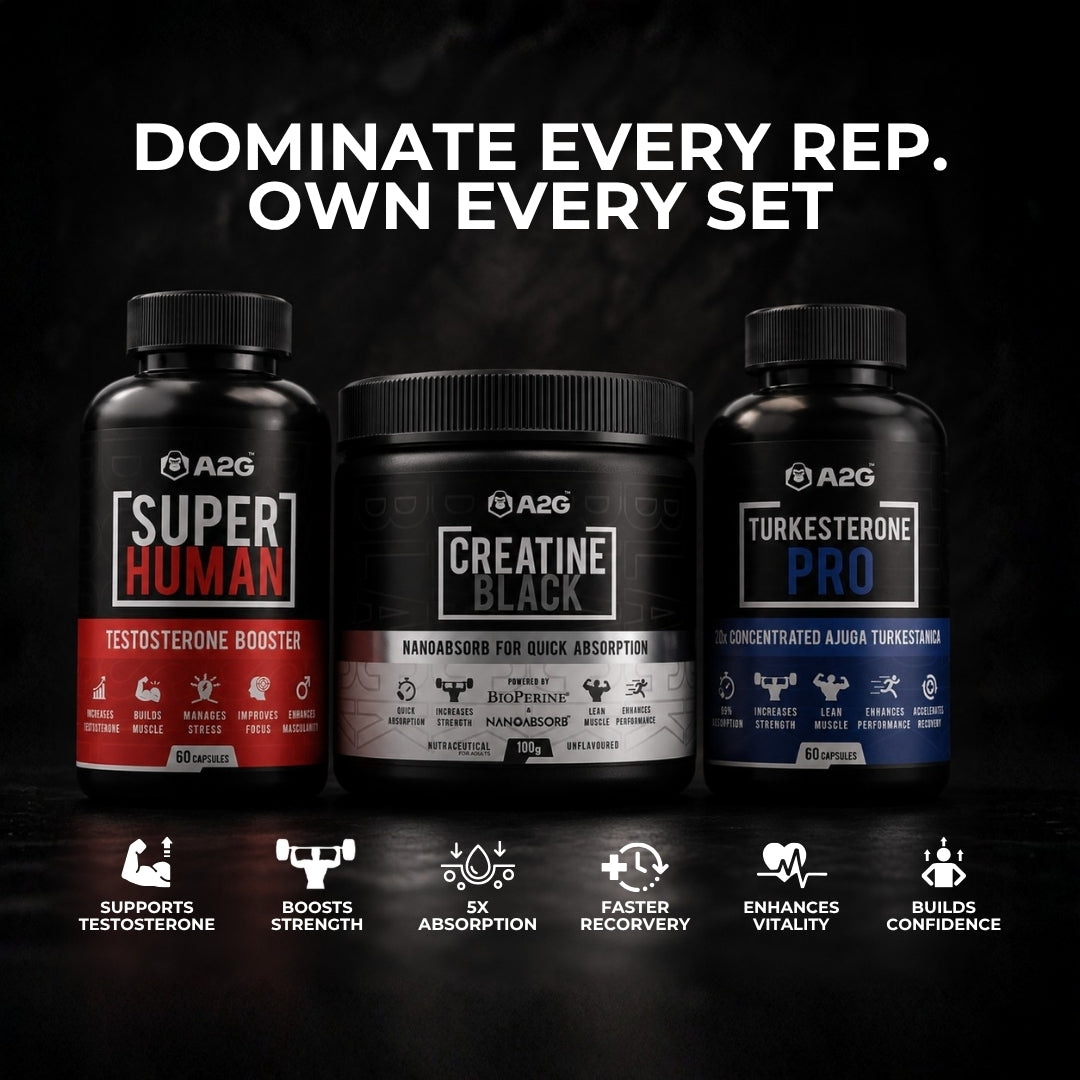 Muscle Building Combo (SuperHuman Creatine & Turk)