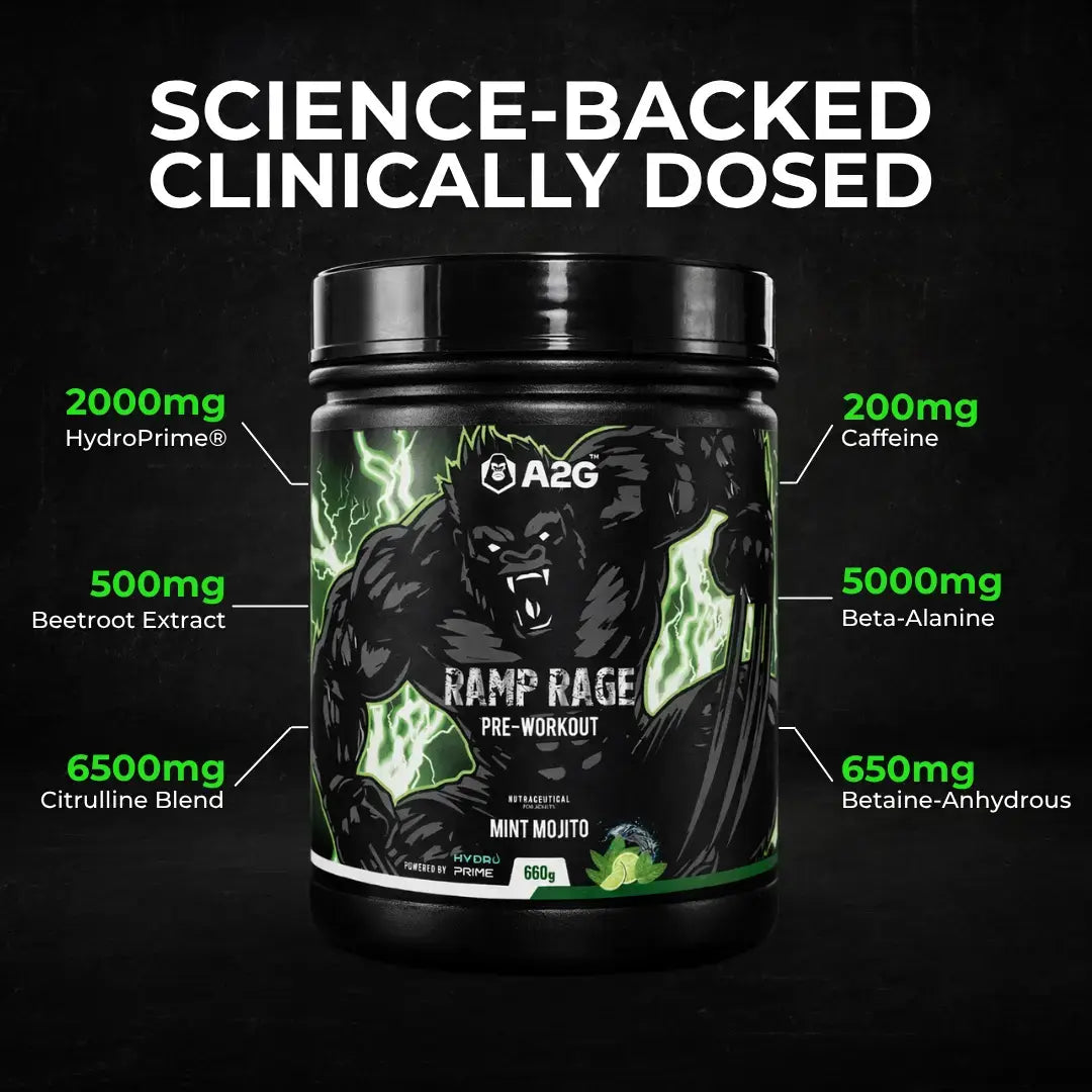 Ramp Rage Pre-Workout | 660 Gram | Mint Mojito