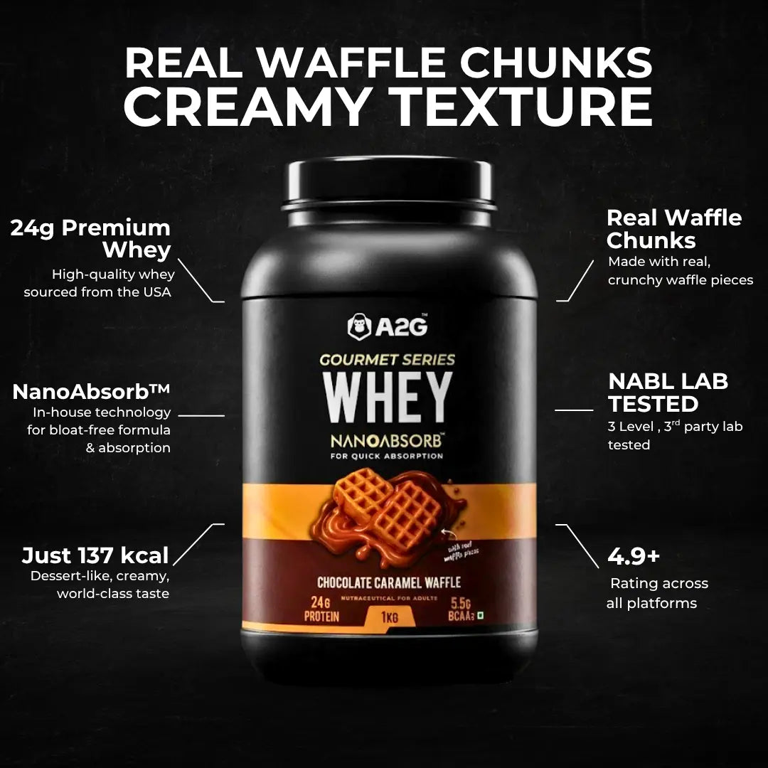 Gourmet Whey Protein | 1KG | 28 servings - A2G Lifestyle