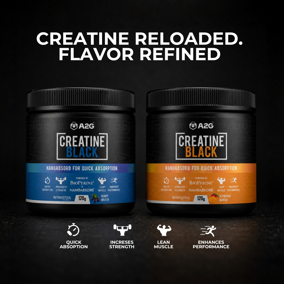 Creatine Black Combo | 240 grams (Flavoured)