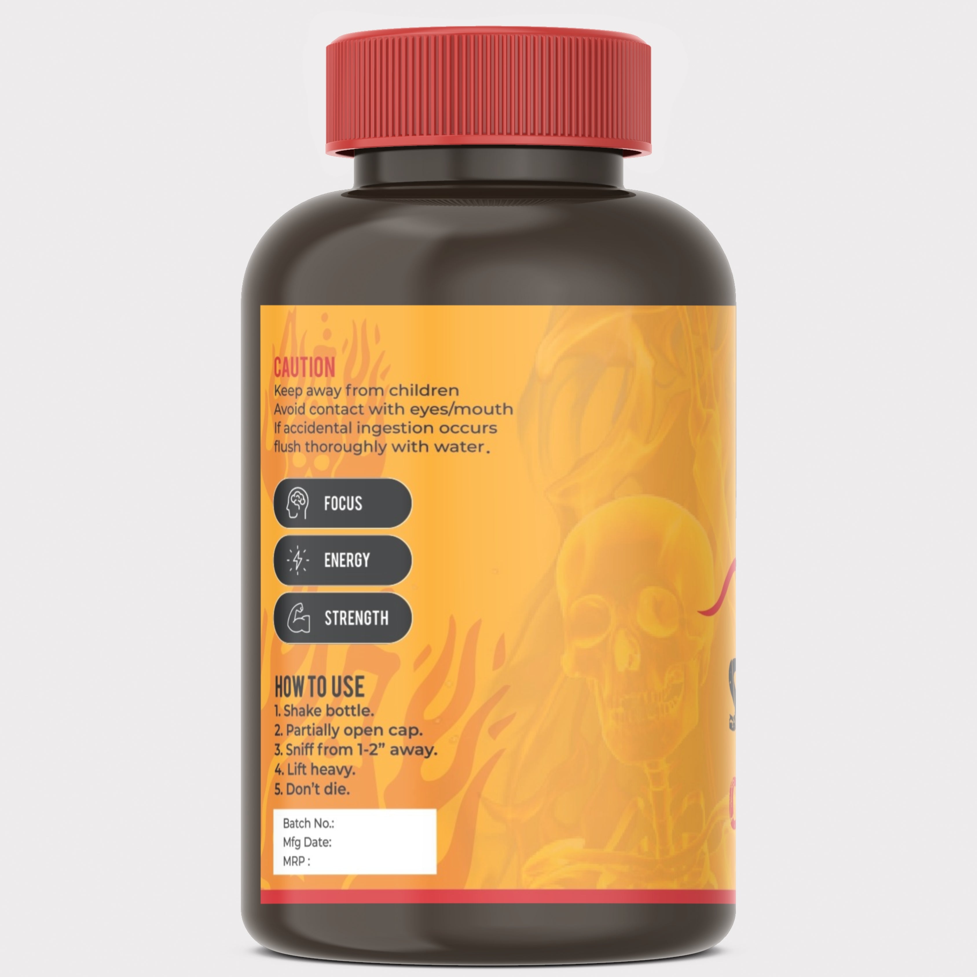 A2G Sniff & Lift Ammonia smelling Salt - LIMITED EDITION : CINNAMON FIRE
