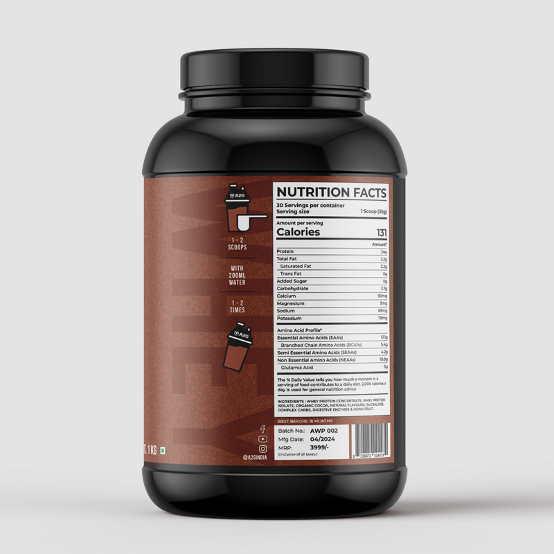 A2G Advanced 100% Grass Fed Whey Protein Supplement - a2glifestyle
