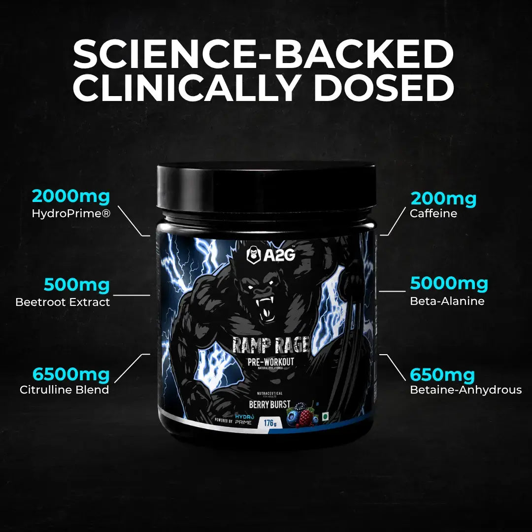Ramp Rage Pre-Workout | 176 Gram | 16 Servings