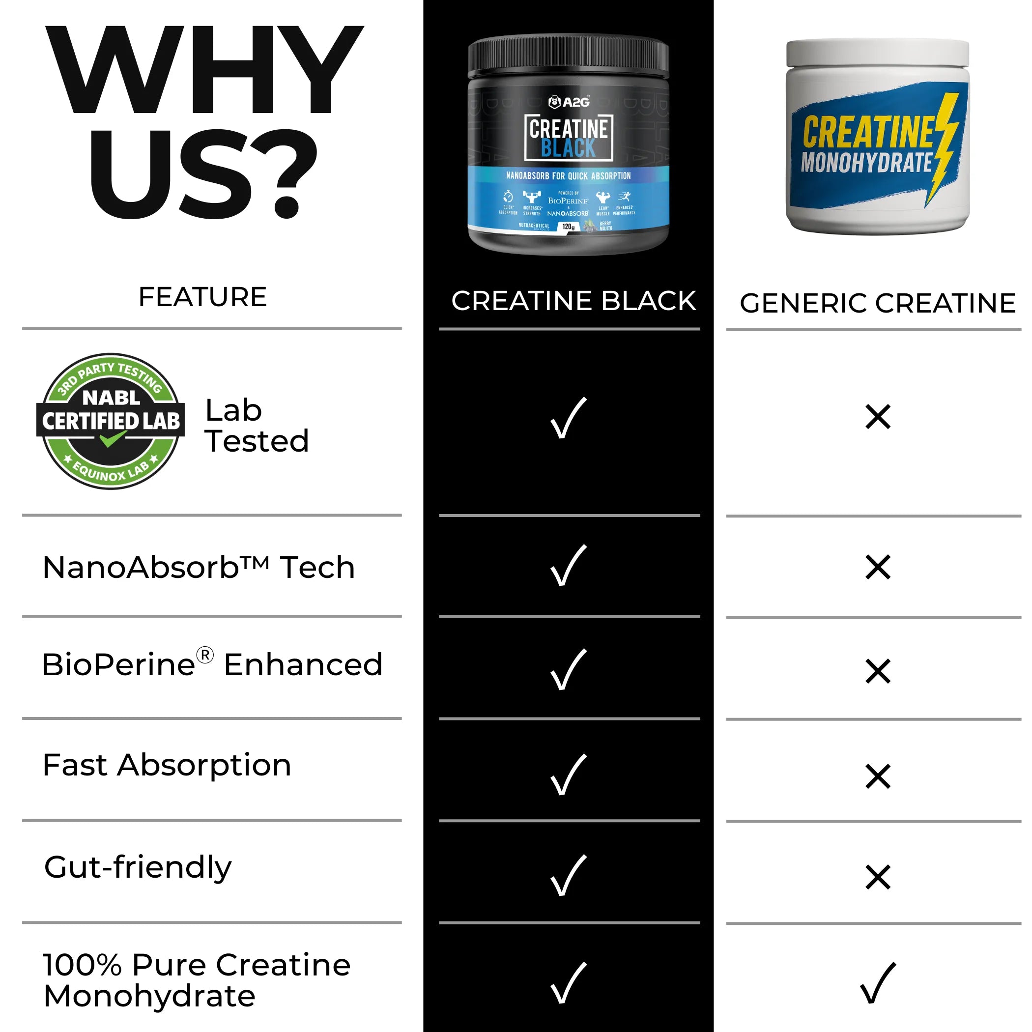 Creatine Black 100g | Berry Mojito - A2G Lifestyle