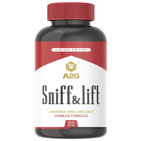 A2G Sniff & Lift Ammonia smelling Salt - LIMITED EDITION : VANILLA TOBACCO - A2G Lifestyle