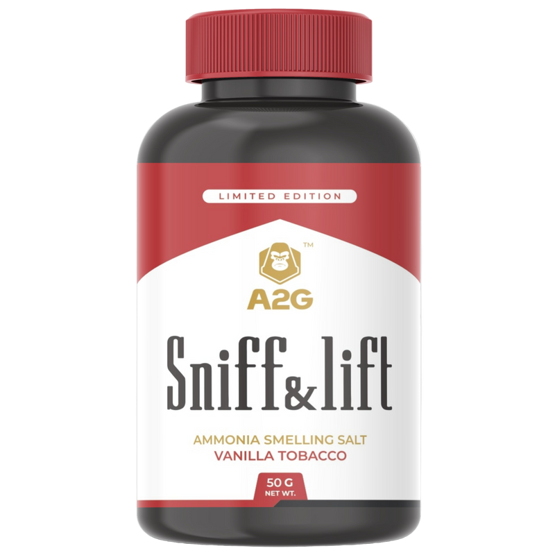 A2G Sniff & Lift Ammonia smelling Salt - LIMITED EDITION : VANILLA TOBACCO - A2G Lifestyle