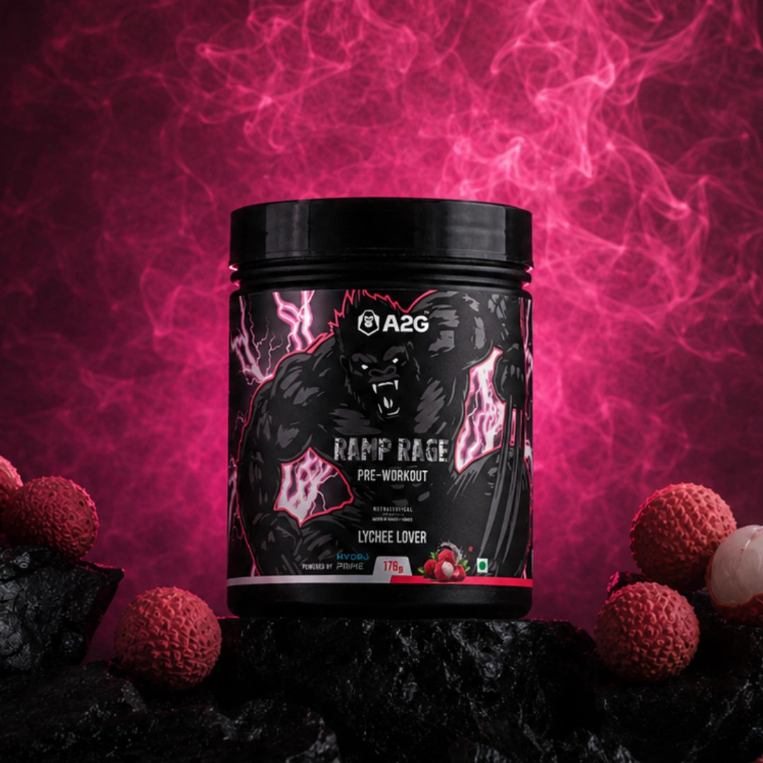 Ramp Rage Pre-Workout | 176 Gram | 16 Servings | Lychee Lover - A2G Lifestyle