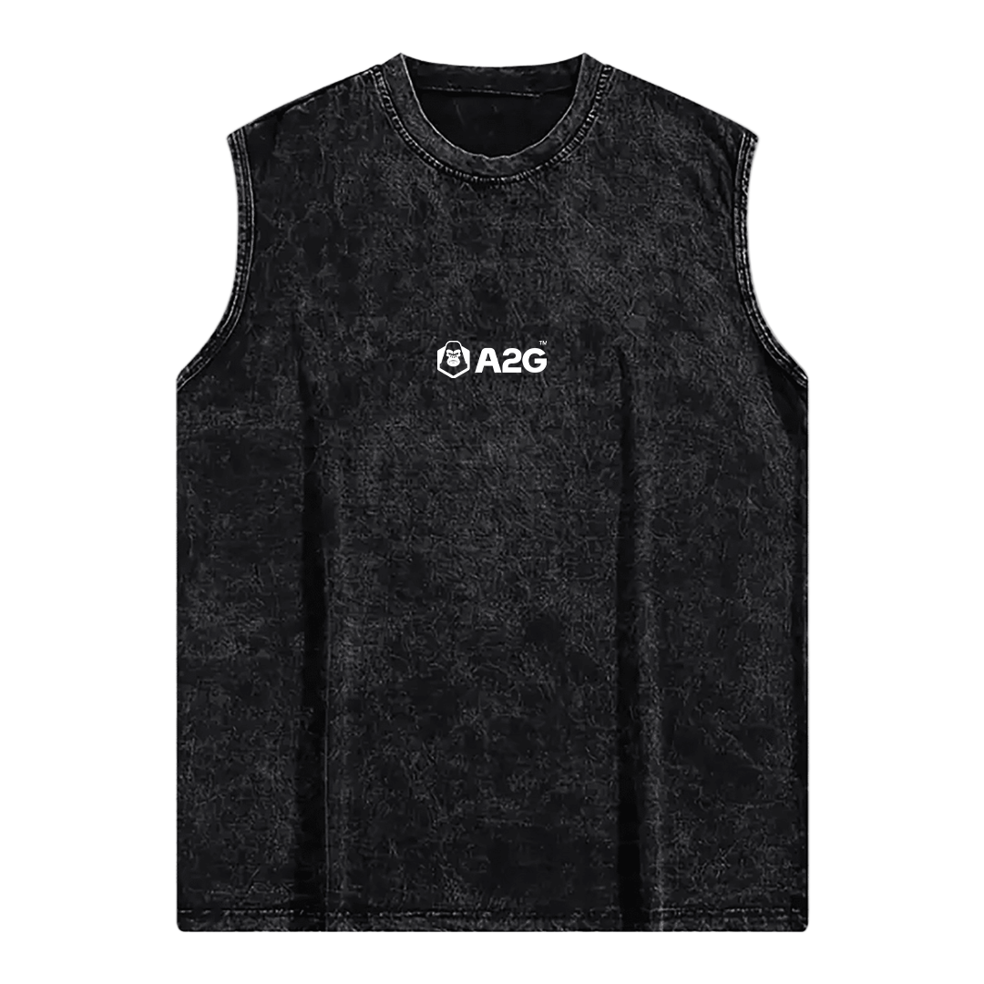 A2G Dominate Acid-Wash Tank Top