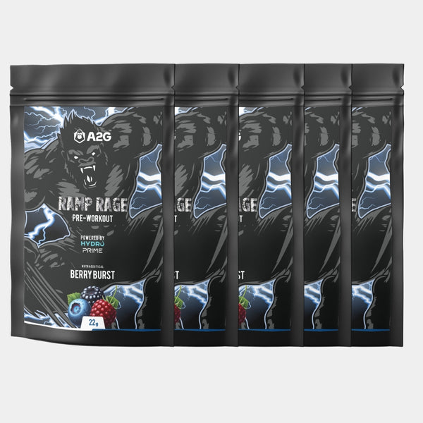 RampRage Pre-Workout Trial Pack – Pack of 5 - A2G Lifestyle
