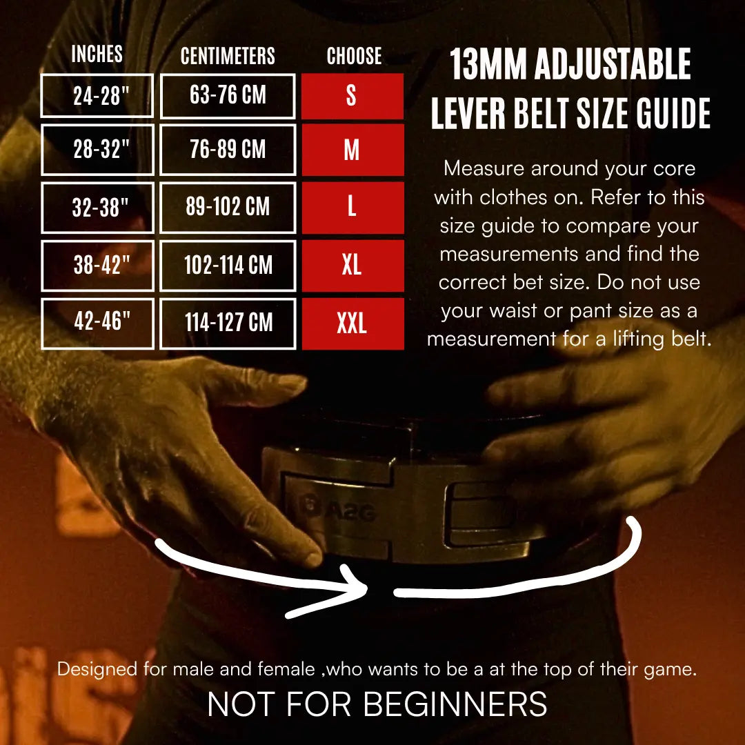 A2G 13MM Adjustable Lever Belt