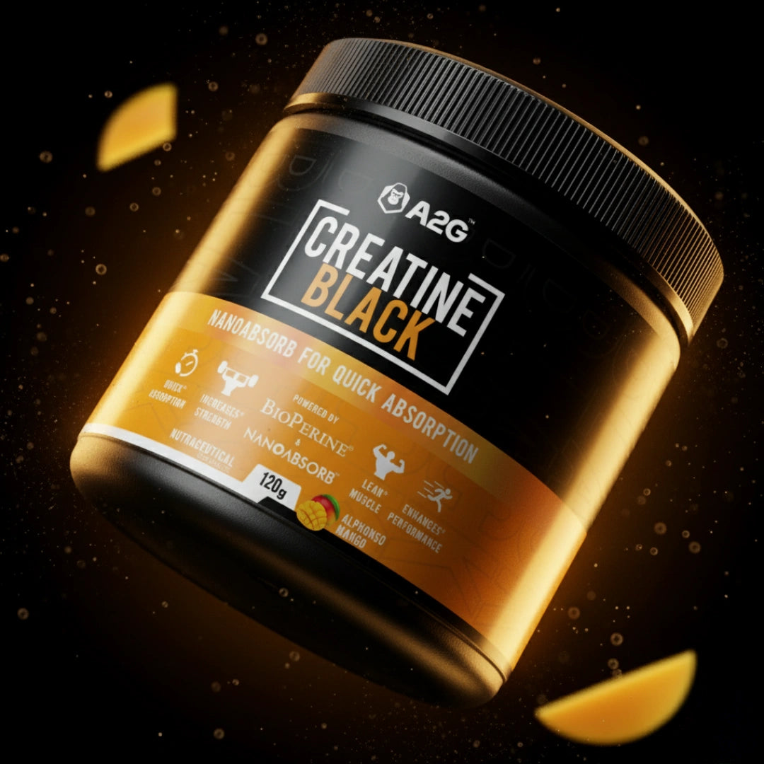 Creatine Black 100g | Alphonso Mango - A2G Lifestyle