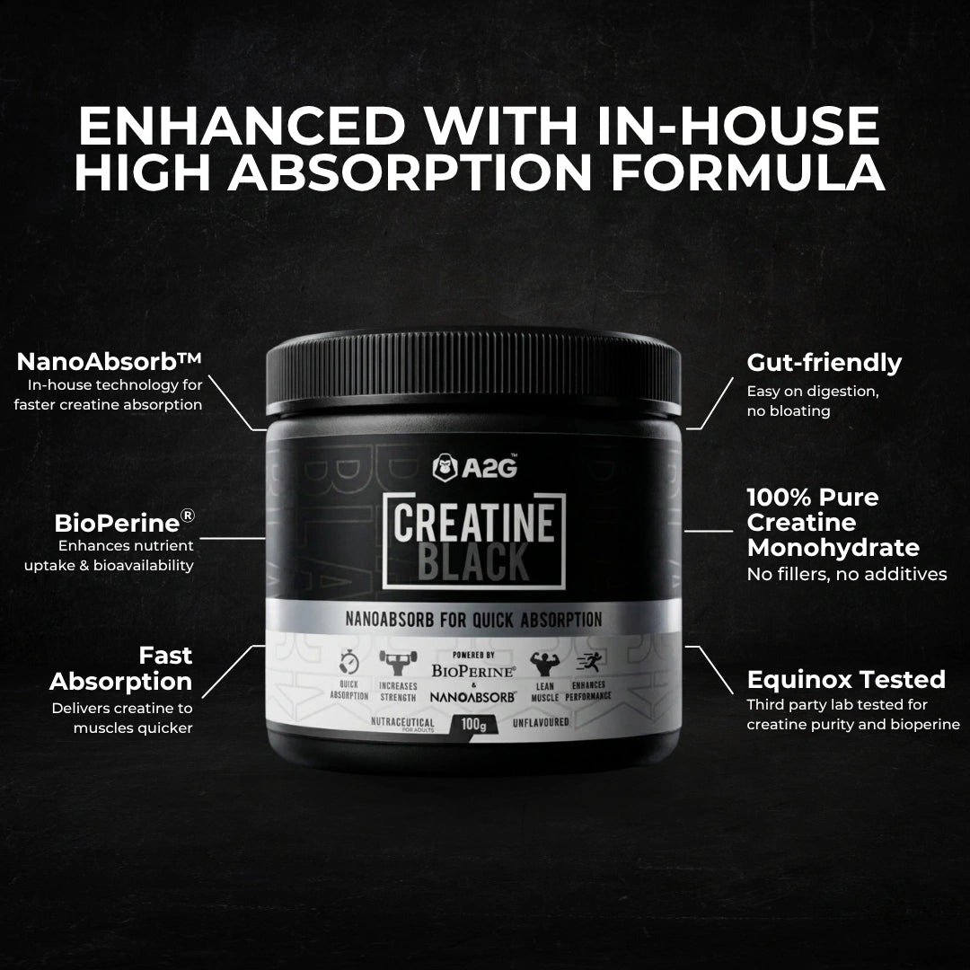 Creatine Black | 100 gram - A2G Lifestyle
