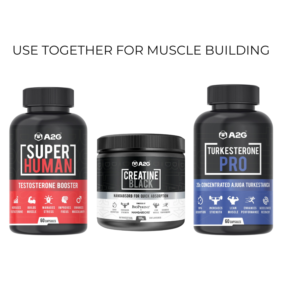 Muscle Building Combo (SuperHuman Creatine & Turk)