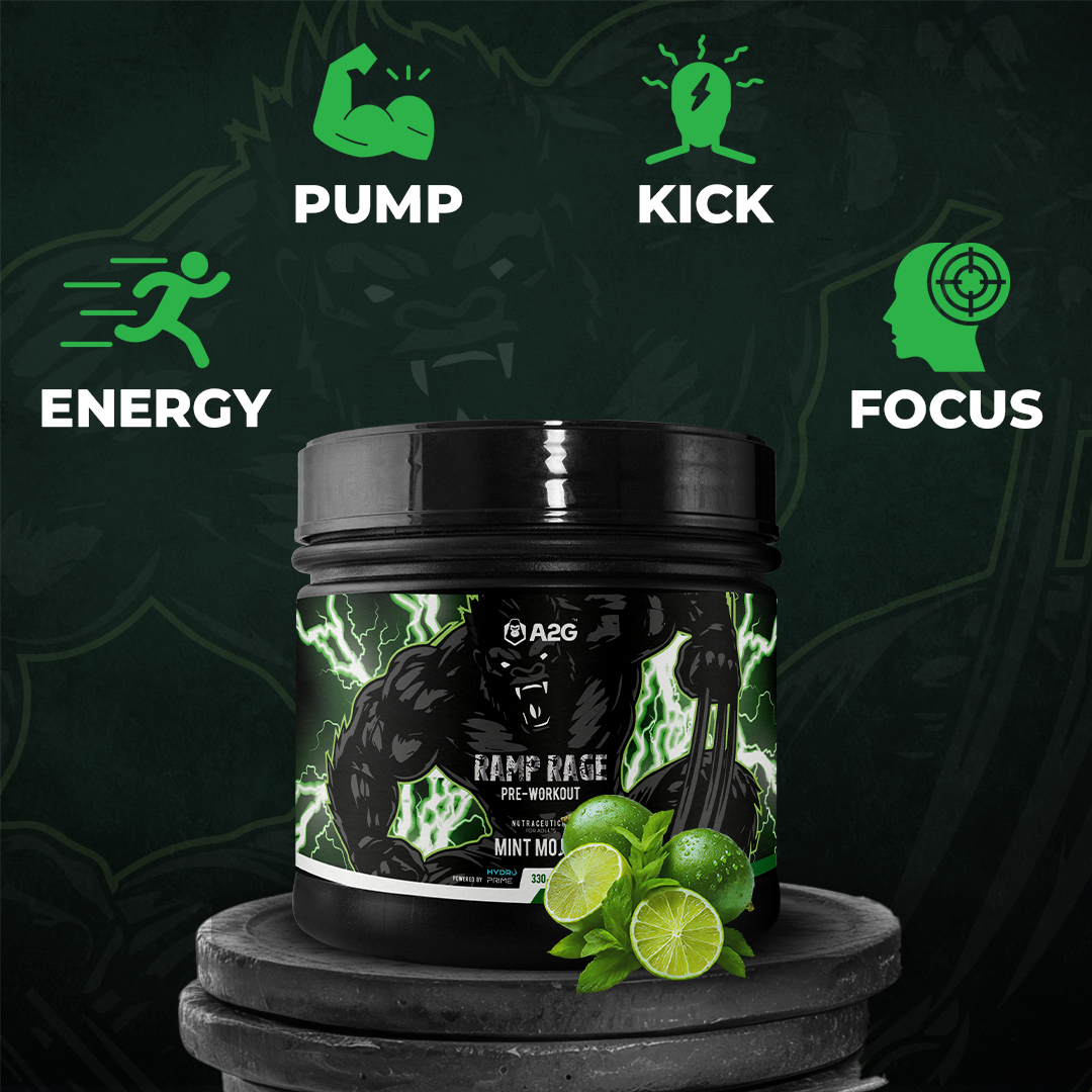Ramp Rage Pre-Workout | 330 Gram | 30 Serving - A2G Lifestyle