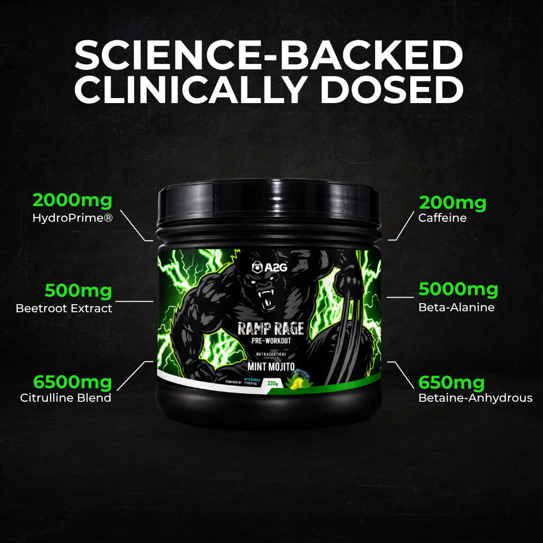 Ramp Rage Pre-Workout | 330 Gram | Mint mojito