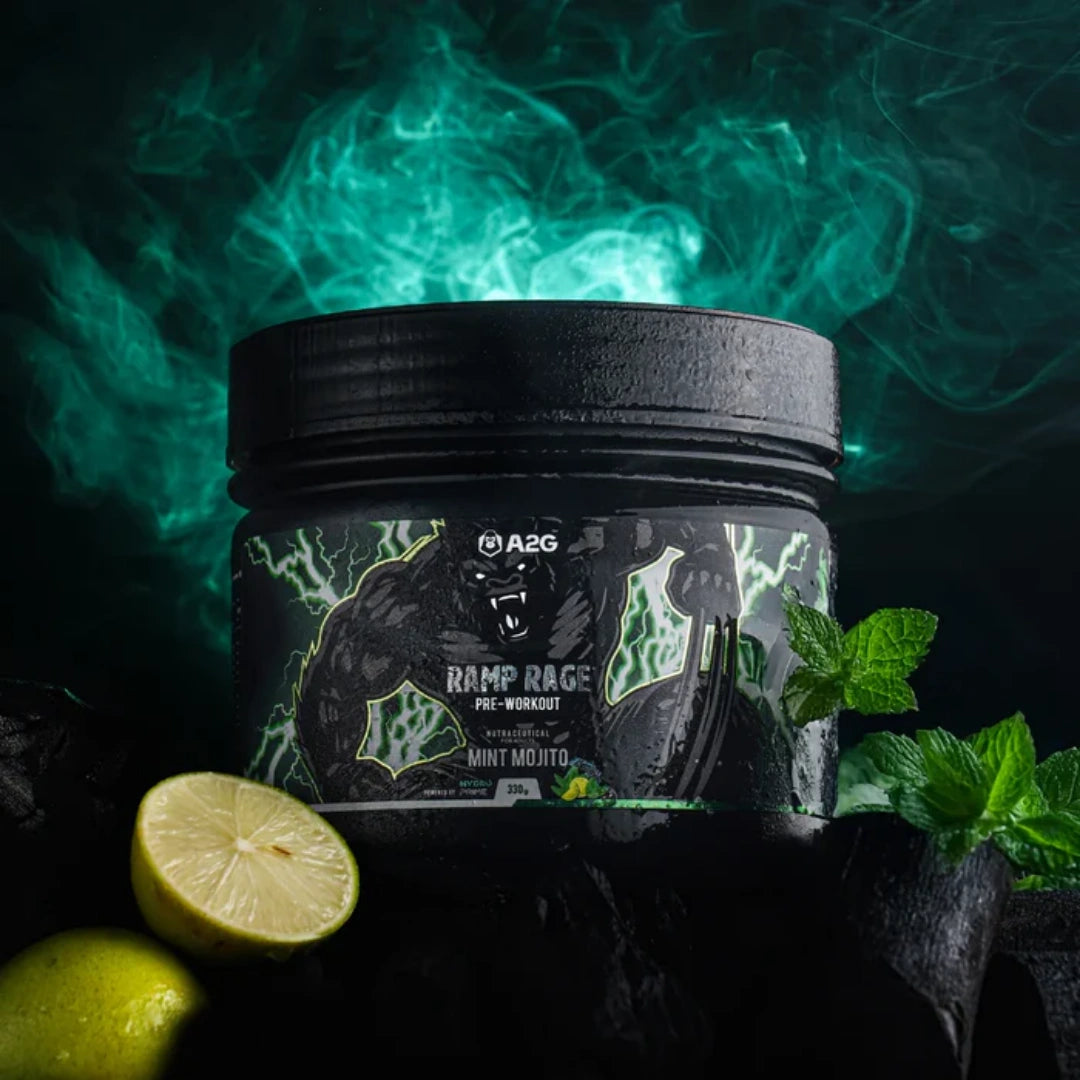 Ramp Rage Pre-Workout | 330 Gram | 30 Servings | Mint Mojito - A2G Lifestyle