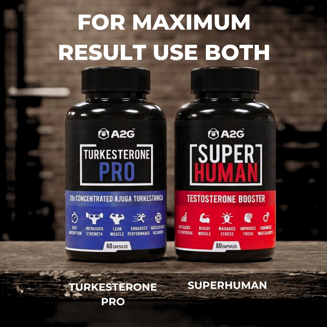 SUPERHUMAN | Testosterone Booster | 60 Capsules - A2G Lifestyle